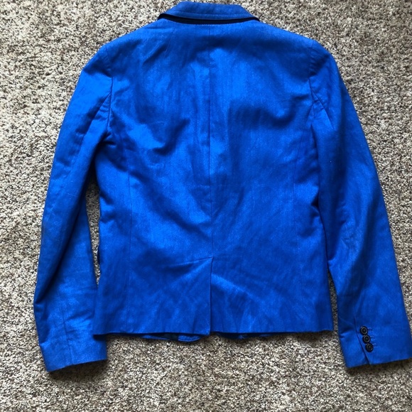 J.Crew schoolboy blazer in peacock blue - Picture 3 of 6